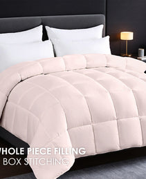 Pink Extra Large Plump Thick Duvet Enhanced Warmth Skin Friendly Comfort. Fits Single Double Beds. Luxury Hotel Grade Insert For Bedroom Use. Perfect Christmas Gift Replacement.