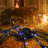 HOMCOM 3.25 Outdoor Halloween Decoration, Light-up Oversized Spider Halloween Prop With Light Up Bendable Legs - CJDS - FC