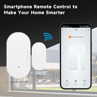 Zigbee 3.0 Z2MQTT Door Window Sensor Magnetic Smart Home Security Detector Works with Home Assistant Alexa Google