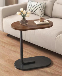 Small C-shaped Table End Table For Sofa Side Table Nightstand For Bedroom Modern