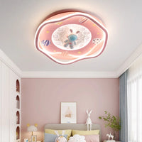 Cartoon LED Chandelier Light For Children's Room Bedroom Study Kid Baby Girl Boy Modern Moon Home Decoration Lustre Ceiling Lamp