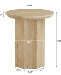 Drink Table,Round Side Table,Elegant End Table