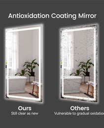 20 Inch X 28 Inch LED Bathroom Mirror