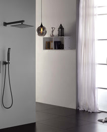 10 Inch Shower Head Bathroom Luxury Rain Shower Complete Combo Set Wall Mounted