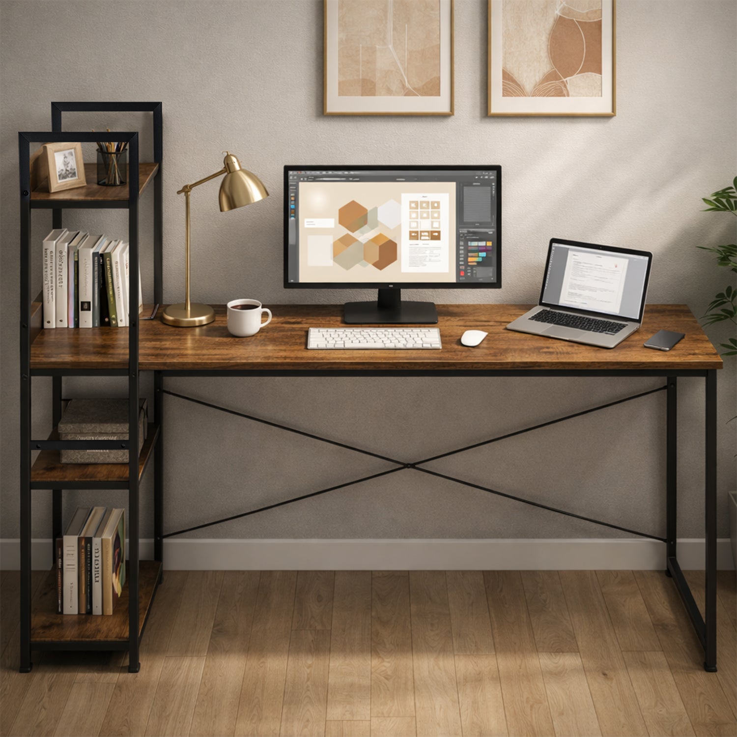 Side Frame Fixed Table