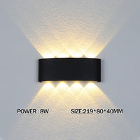 Led Wall Lamp outdoor Stair Light Fixture Bedside Loft Living Room Up Down Home Hallway Lampada 2W 4W 6W 8W 10W 12W Wall Sconces