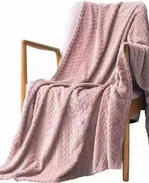Solid Color Flannel Wheat Grain Blanket Children's Blankets