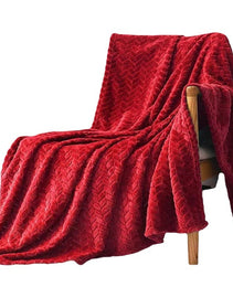 Solid Color Flannel Wheat Grain Blanket Children's Blankets