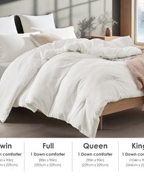 All-Season Oversized Solid Plump Duvet - Premium Durable Comforter With Enhanced Warmth. This Thick Winter Quilt Insert Provides Year-round Comfort, Making It An Ideal Christmas Gift For Daily Use.