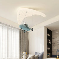 Cartoon Pilot Ceiling Lamps For Children's Room Study Bedroom LED Pendent Kids Room Boy Baby Nursery Home Decoration Chandeliers