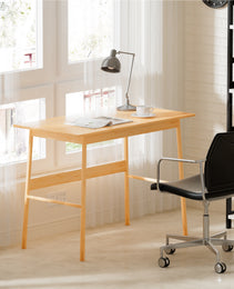 New Design Computer Desk, Bamboo Writing Desk, Modern Simple Work Desk For Home Office, Gaming Desk Study Table