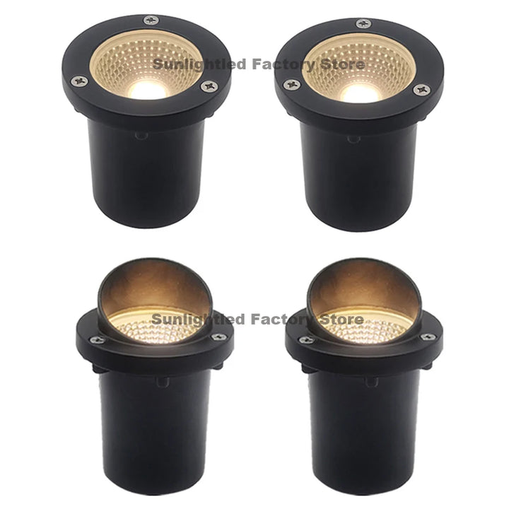 LED Underground Lamp Waterproof In-Ground Light Buried Light Landscape Lighting for Path Deck Garden Outdoor Lamp 12V 220V