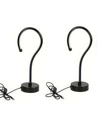 2PC Creative Question Mark Shape Table Lamp, USB Three-color Dimming Desktop Decoration Table Lamp