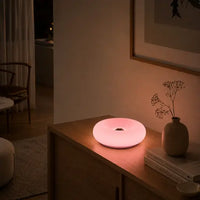 Rechargeable Donut Lamp with 3-Color Touch Control | Wall & Desk Light