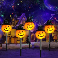 Solar Halloween LED Garden Light Outdoor Lawn Decoration Lamp Pumpkin LED Lights Light Up Lantern Pumpkins
