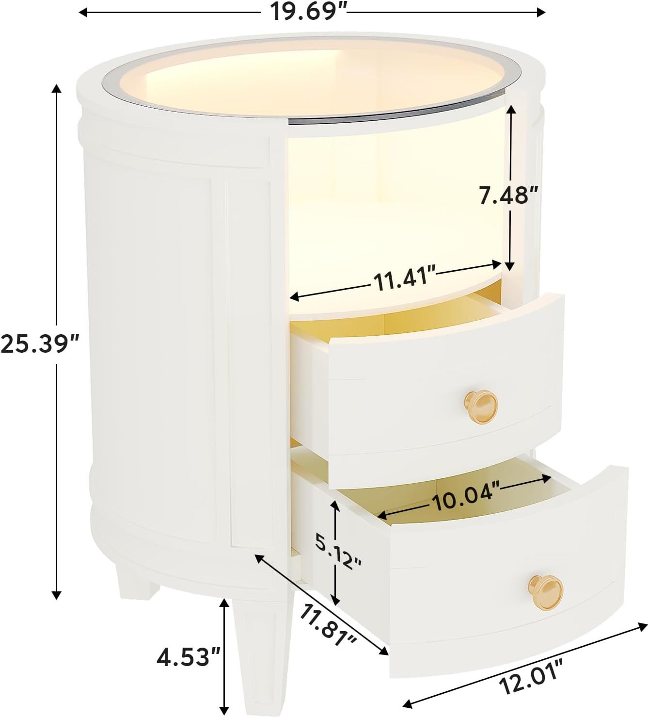 Nightstand Bedside Table