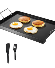 24x16 In Flat Top Griddle Carbon Steel Universal BBQ Grill Pan Cookware
