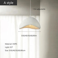 Nordic Wabi Sabi Pendant Lights Modern LED Ceiling Chandelier Lights for Living Room Bedroom Dining Room Home Decor Hanging Lamp