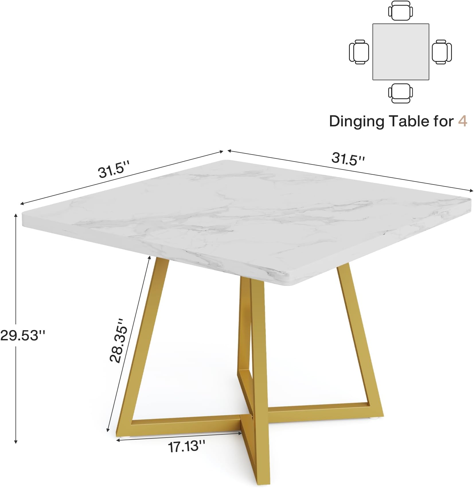 Vintage Coffee Table,Square Dining Table,Kitchen Table Only Table