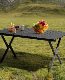 86cm Carbon Steel Camping Table Multifunctional Picnic Table Portable Table Folding Table