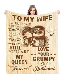 Flannel Blanket Printed Party Bedroom Decoration