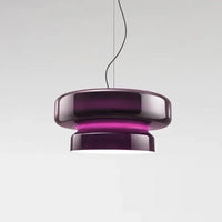 LED Fashion Glass Pendant Lights Modern Annular Chandelier Designer Hanging Lamp Home Room Decoration for Living Bedroom Fixture