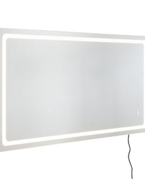 LED Bathroom Mirror 3 Colors Anti-fog Wall Mounted Vanity Mirror 36 X 72 In