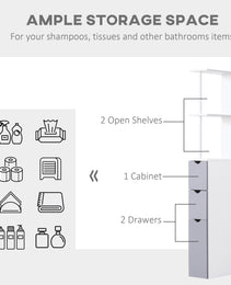 54" Tall Bathroom Storage Cabinet