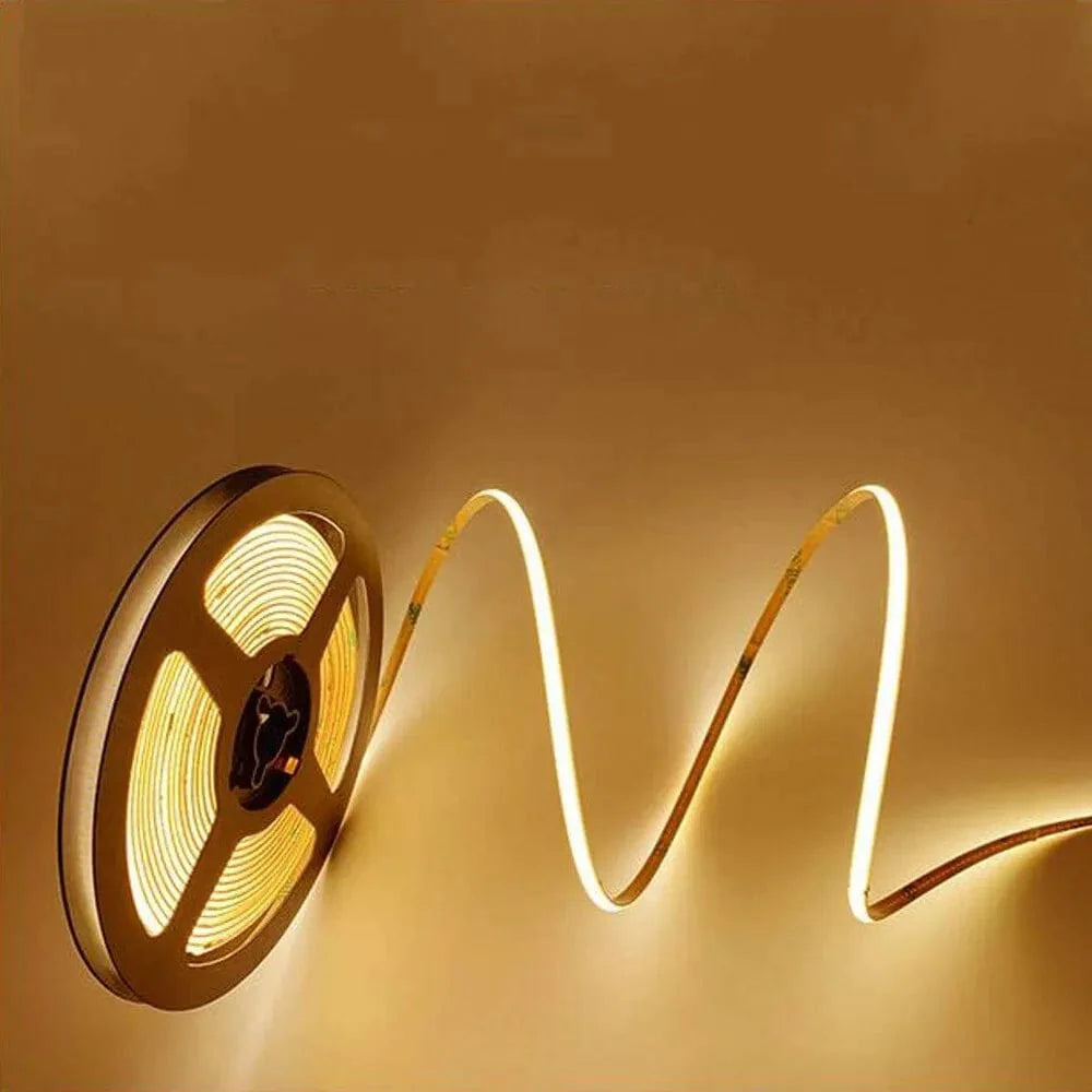 LED COB Strip 24V - WW -  7w/m - IP20 - 16FT - 5mm