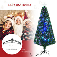 6-ft Pre-Lit Douglas Fir Christmas Tree – Multicolor – CJ product view 3