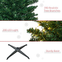 6-ft Pre-Lit Slim Noble Fir Christmas Tree – CJ product view 2