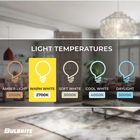 60 - Watt Equivalent Warm White Light CA10 (E12) Candelabra Screw Base Dimmable Clear 2700K LED Light Bulb (4-Pack)