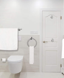 6 Piece Stainless Steel Bathroom Towel Rack Set Wall Mount Brushed Nickel