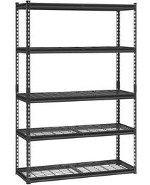 Storage Shelves 5 Tier Adjustable Heavy Duty Garage Shelving Units 2500 Lbs