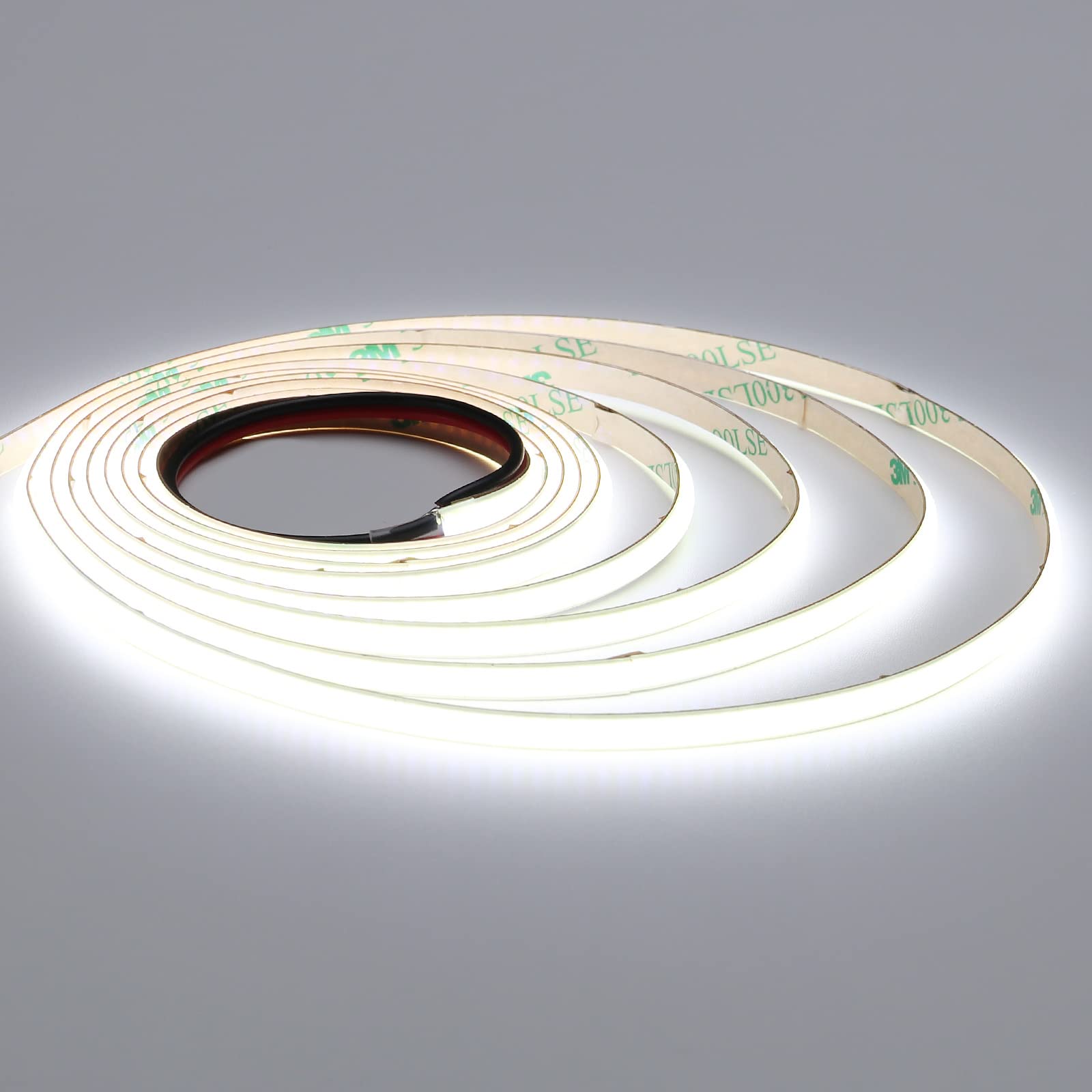 LED COB Strip 24V - CW -  7w/m - IP20 - 16FT - 5mm