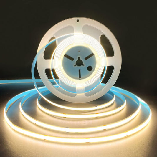 COB 12V - IP20 - WW - 16.4FT - Strip Light