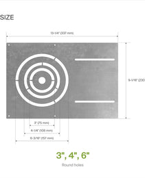 Housing - Plate 3"- 4" - 6" Round AZ