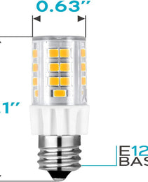 LED Bulb - E12 3000K 4.2W - 120V Luxrite