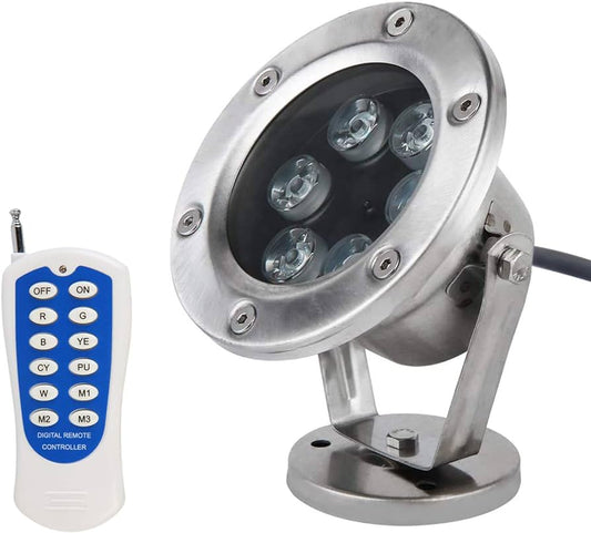 Underwater 12V RGB with Remote Controller/3m Cable