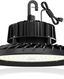 UFO High Bay LED Light - Versatile 110V | CCT | Ideal for Various Spaces | Up to 70% Energy Savings | Adjustable Wattage Black 300W