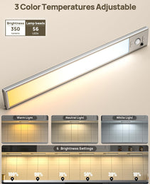 LED Motion Sensor Cabinet Light 1 ft (3pieces)