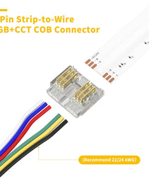 Strip connector 24v COB RGBCCT News