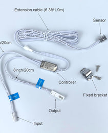 Motion Sensor for Cabinets and closets - 12V - 24V (Single Sensor)