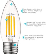 Filament Bulb - E26 - 120V 5000K 2700K Luxrite