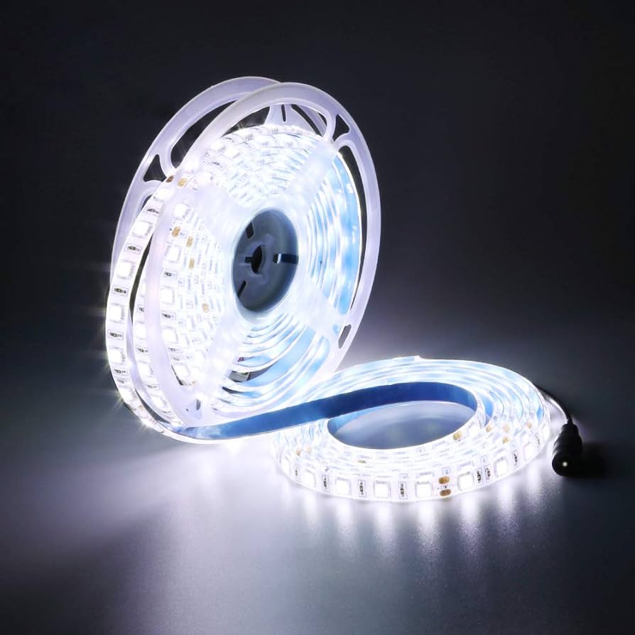 Strip Lights (5050) 24V CW - 16.4FT - IP65