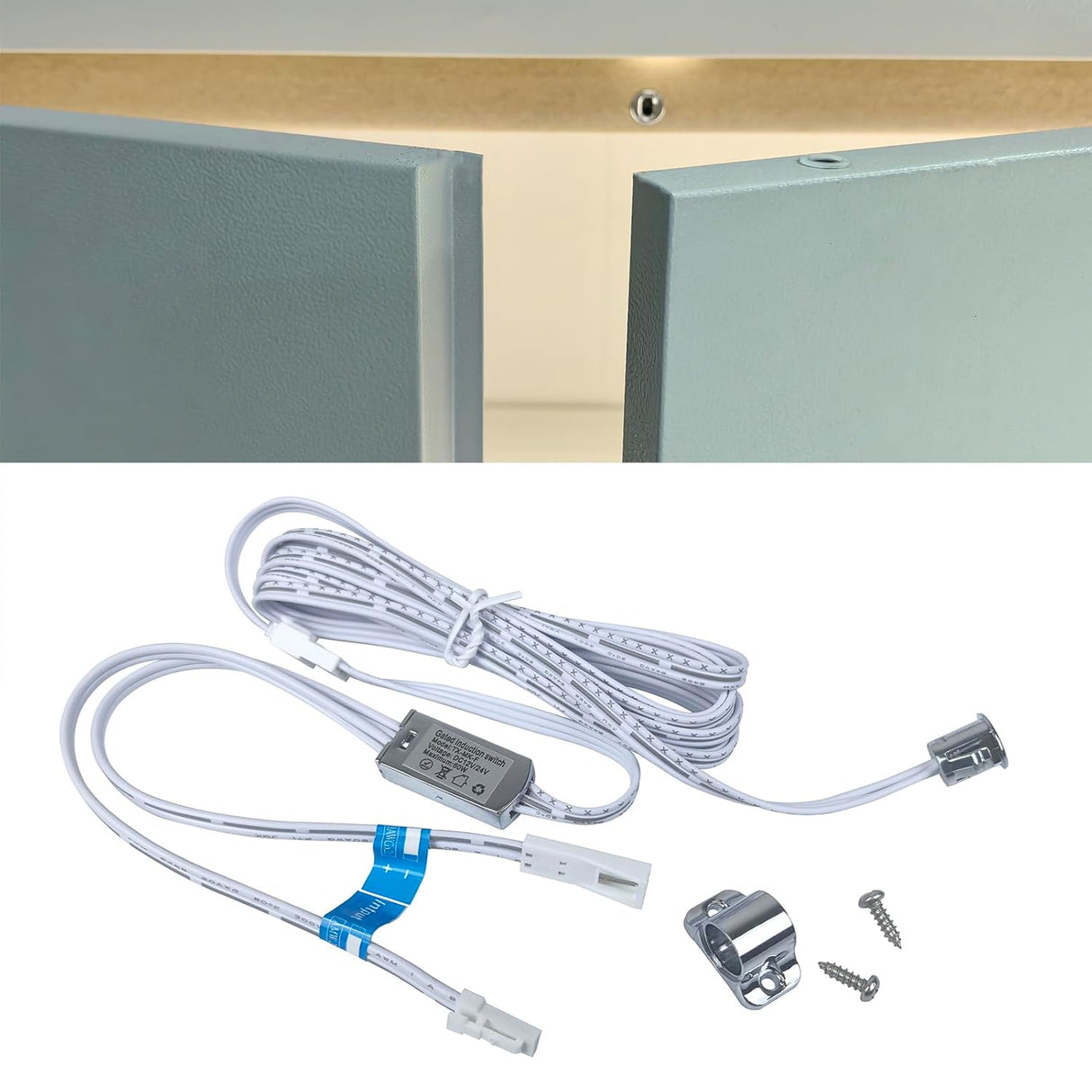 Motion Sensor for Cabinets and closets - 12V - 24V (Single Sensor)