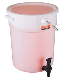 Beverage Dispenser, 5 Gallon Drink Dispensers For Parties, Plastic Juice Dispenser With Spigot And Lid, Iced Tea Lemonade Juice Water Dispenser, For Restaurants, Hotels, Parties