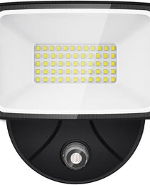 Security Light 3 Heads Black - 60w 6500K - Photocell - AZ
