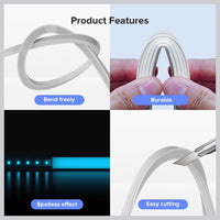 Silicone LED Channel Flexible by Foot (No LED Strip)