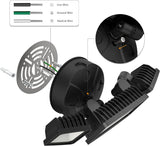 Security Light 3 Heads Black 60W Square CW 6500K AZ